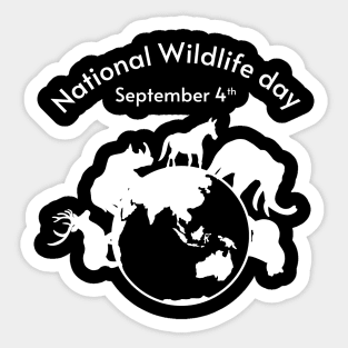 National Wildlife Day Sticker